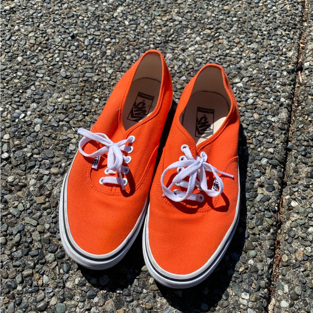 Vans neon orange